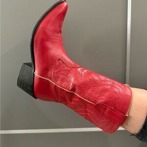 Red Cowboy Boots